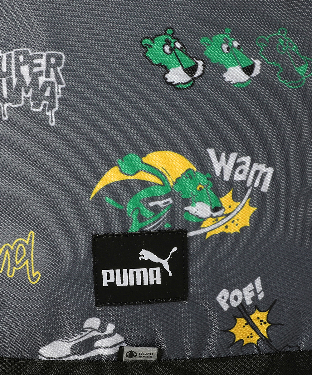 PUMA Unisex Typography Grey Backpack